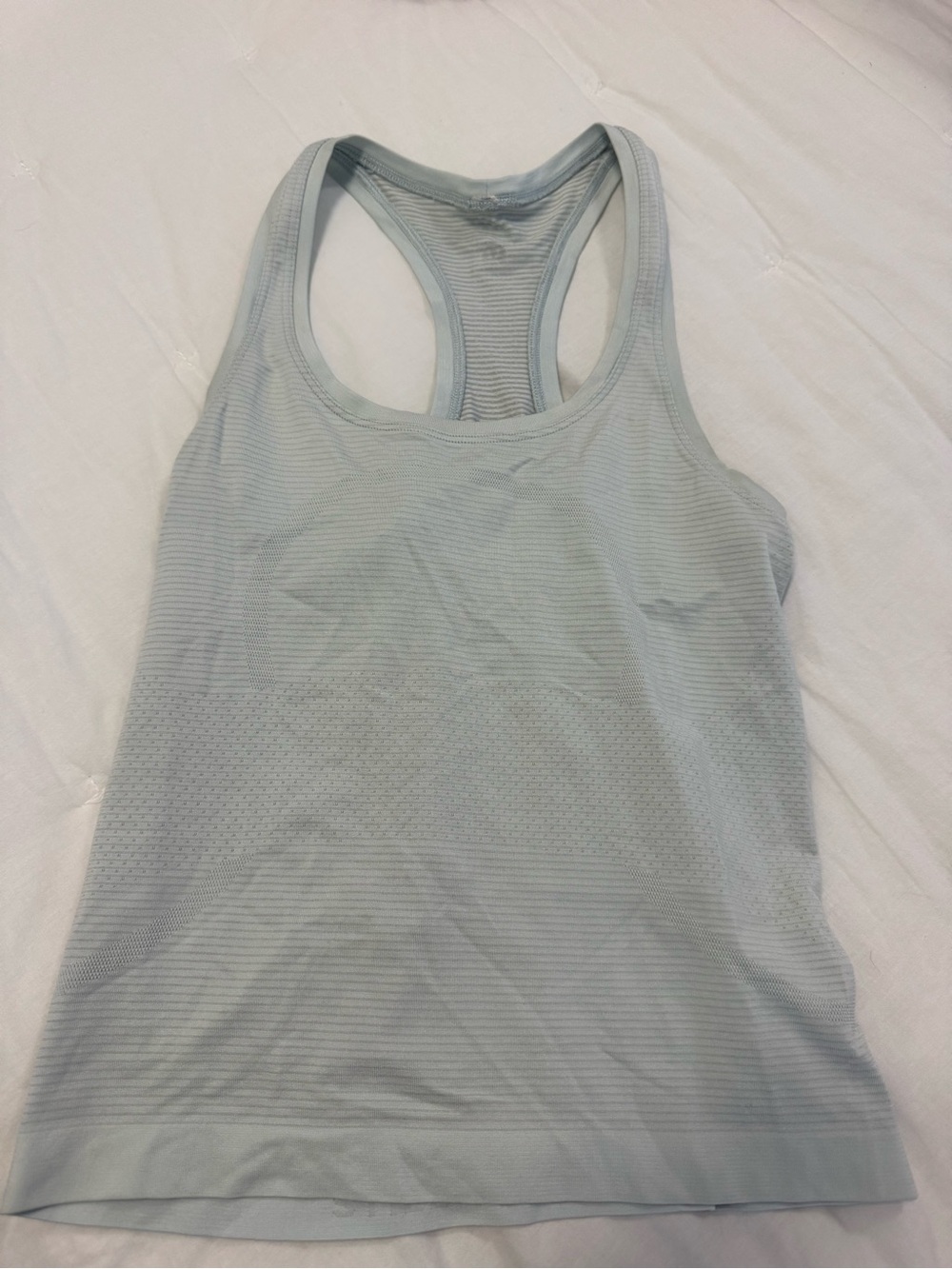 Lululemon Swiftly Tech Tank Waist Length in Sea Mist Size 2